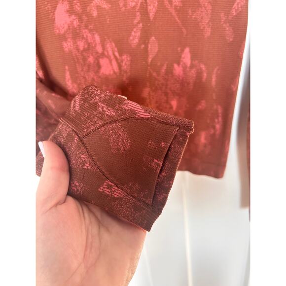 Lululemon Womens Swiftly Tech Long Sleeve 2.0 *Race Top Activewear Running Brown - Picture 7 of 13